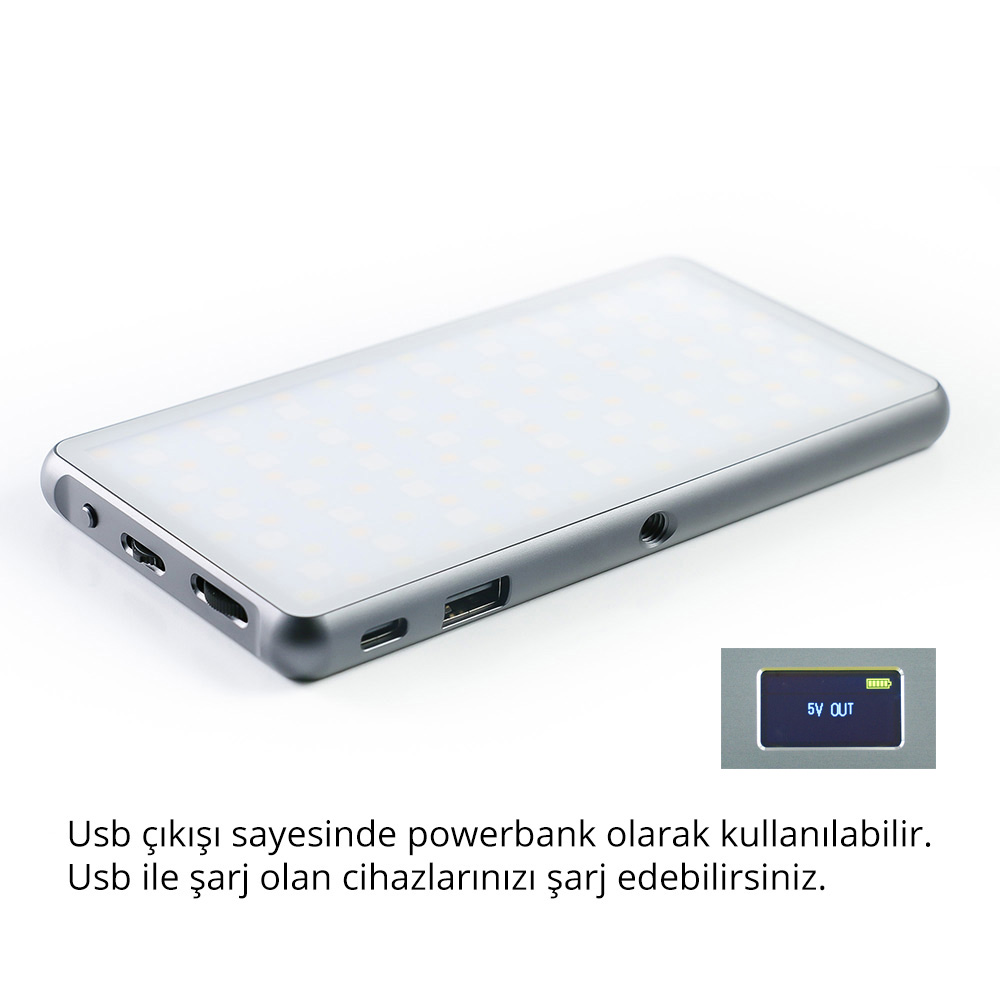 Sanger PRO-S21 RGB Led Video Efekt Işığı (5)