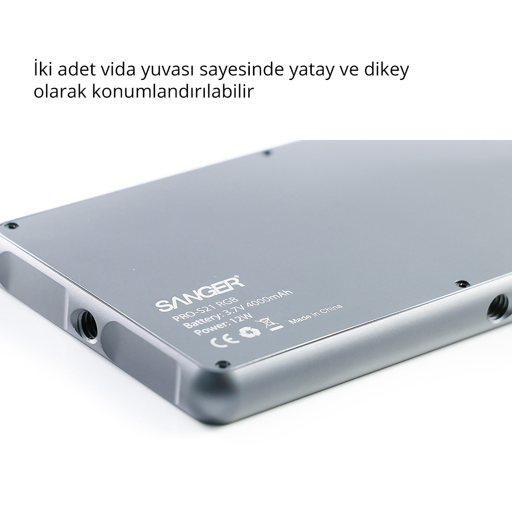 Sanger PRO-S21 RGB Led Video Efekt Işığı (7)