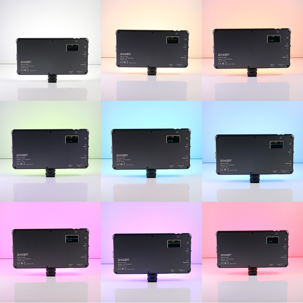 Sanger PRO-S21 RGB Led Video Efekt Işığı (8)