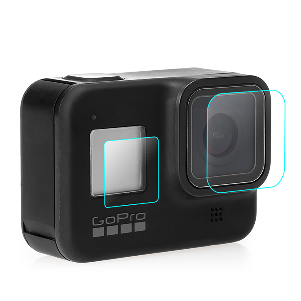 GO210 Gopro Hero 8 Black İçin Ekran Lens Koruma Seti (7)