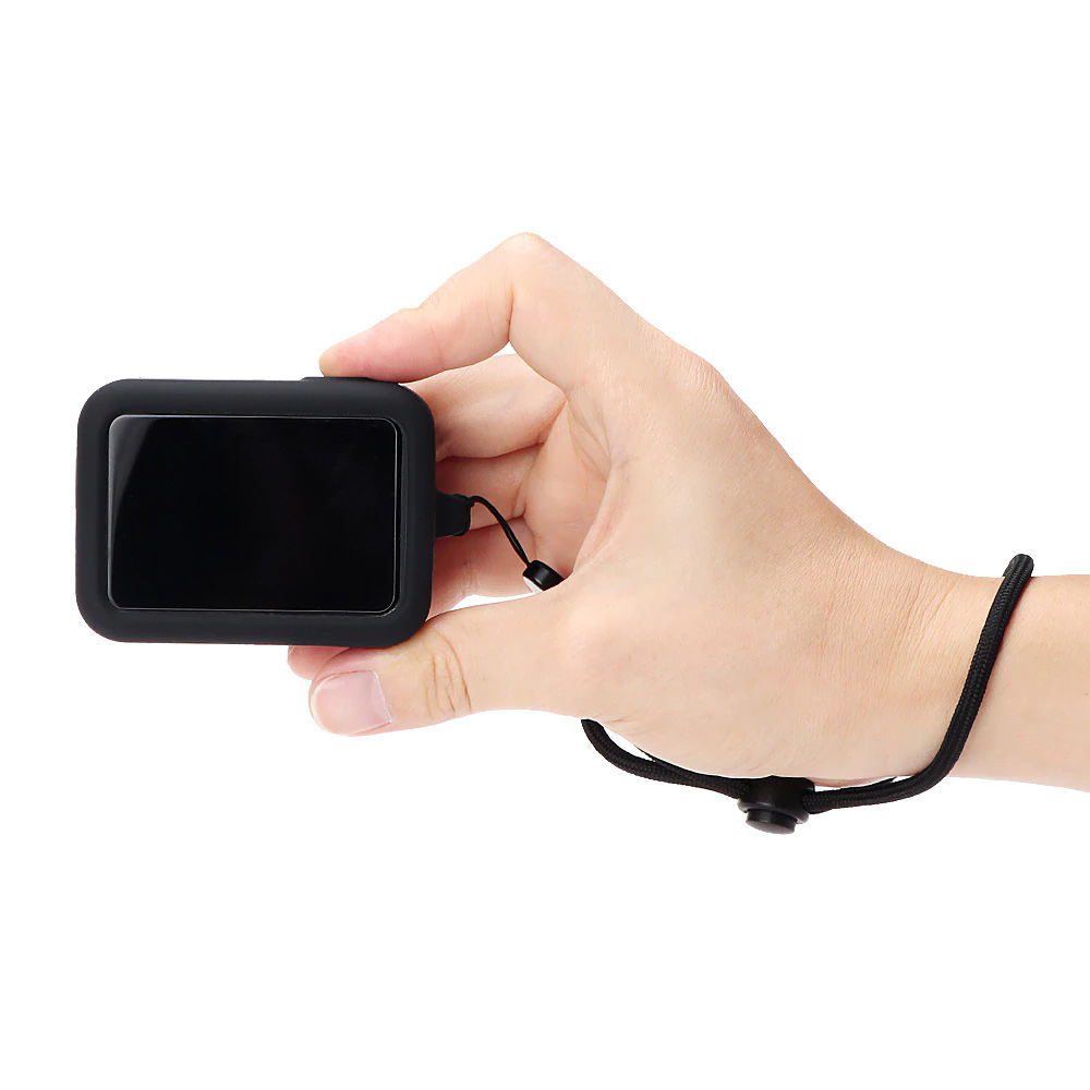GO211 Gopro Hero 8 Black İçin Silikon Kılıf Siyah (3)