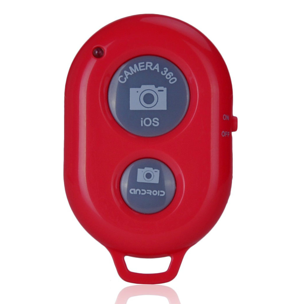 Telefon İçin Bluetooth Kumanda Kırmızı (1)