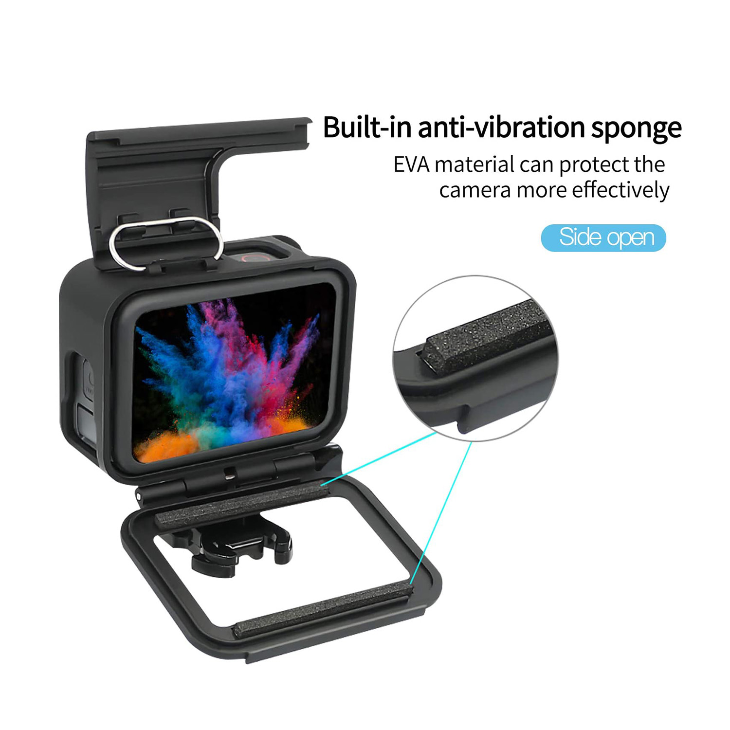 GO219 Sanger GO219 Gopro Hero 9 Black Çerçeve Frame (5)