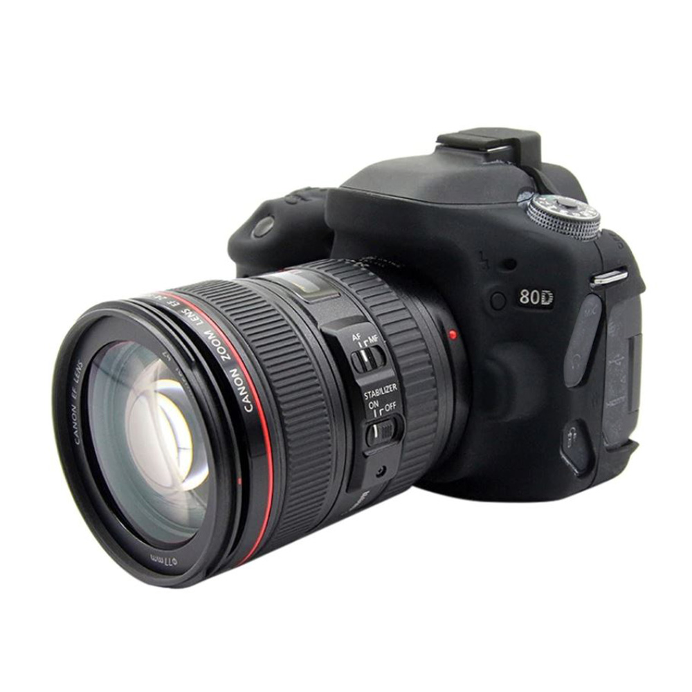 Canon 80D İçin Silikon Koruma Kılıfı (2)