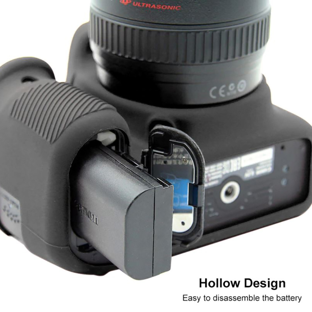 Canon 80D İçin Silikon Koruma Kılıfı (5)