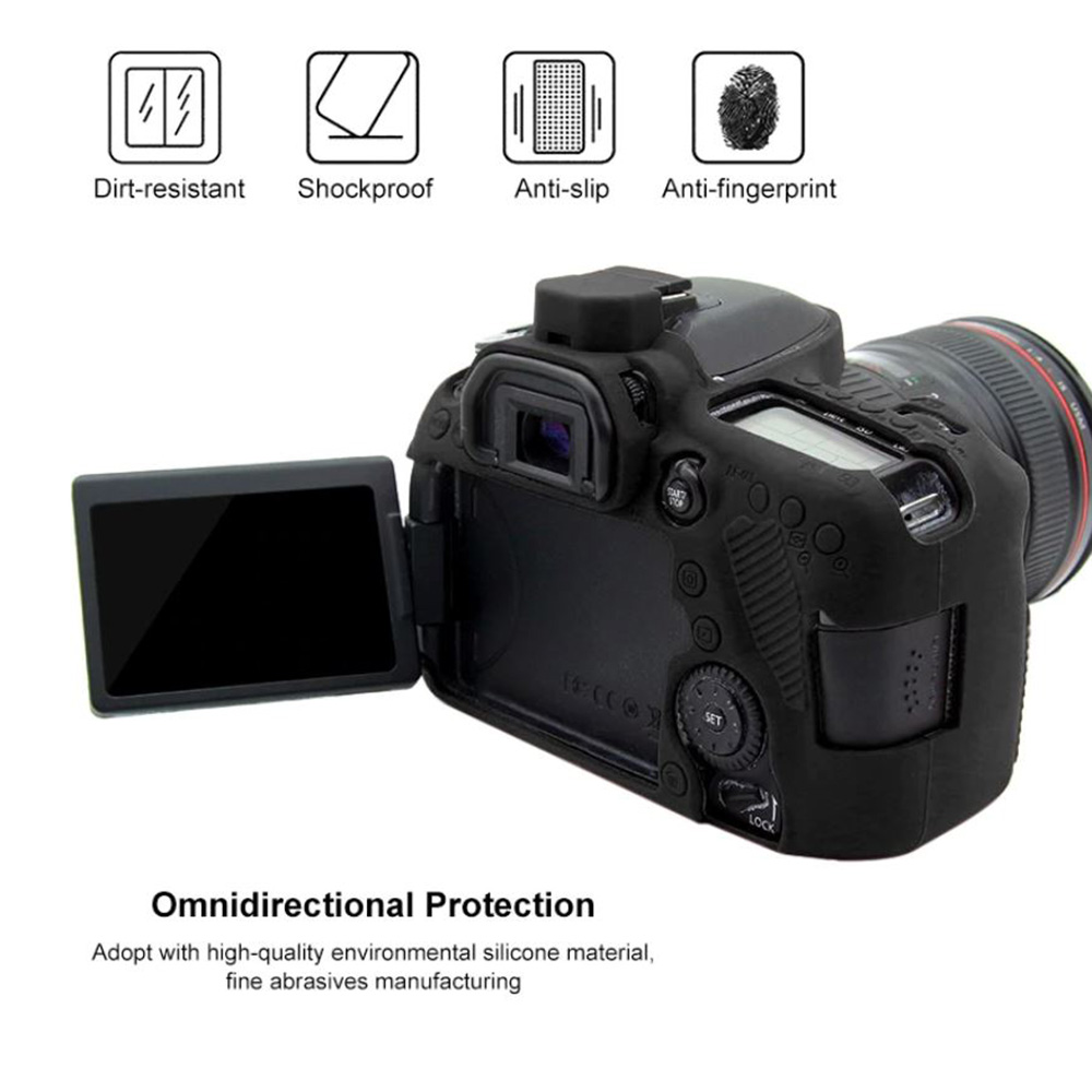 Canon 80D İçin Silikon Koruma Kılıfı (6)